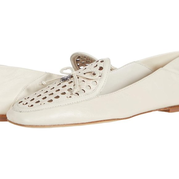 Tory Burch $348 CONVERTIBLE TORY CHARM WOVEN LOAFER Ivory Cream - Picture 9 of 13